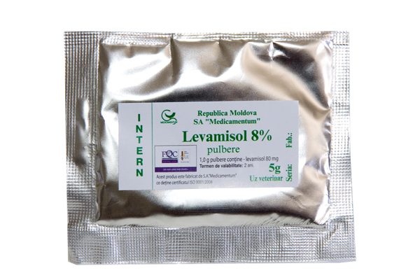 Levomisol 8% pulbere